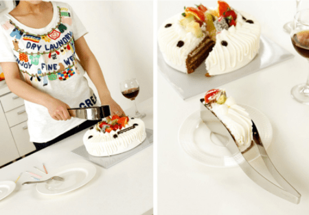 SearchFindOrder Stainless Steel Perfect Cake Cutter & Slicer