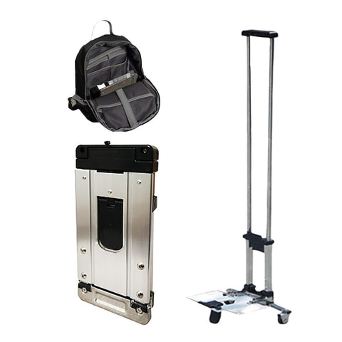 SearchFindOrder Stainless Steel Portable Foldable Trolley That Fits In Your Bag