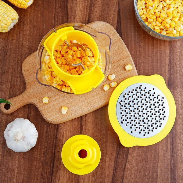 SearchFindOrder Stainless Steel Rotating Corn Thresher Separator Portable Vegetable Fruit Corn Tools Kitchen Gadgets