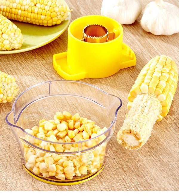 SearchFindOrder Stainless Steel Rotating Corn Thresher Separator Portable Vegetable Fruit Corn Tools Kitchen Gadgets