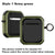 SearchFindOrder Style 1 Army Green / For Airpods 3 2021 Shockproof Protective Cover for Apple AirPods 1, 2 and Pro