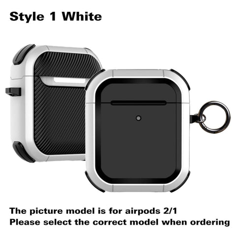SearchFindOrder Style 1 White / For Airpods 3 2021 Shockproof Protective Cover for Apple AirPods 1, 2 and Pro