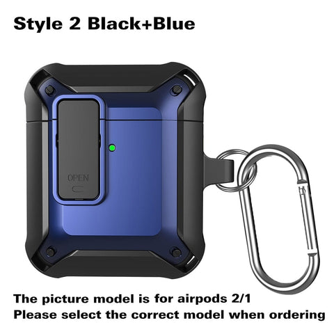 SearchFindOrder Style 2 BB / For Airpods 3 2021 Shockproof Protective Cover for Apple AirPods 1, 2 and Pro