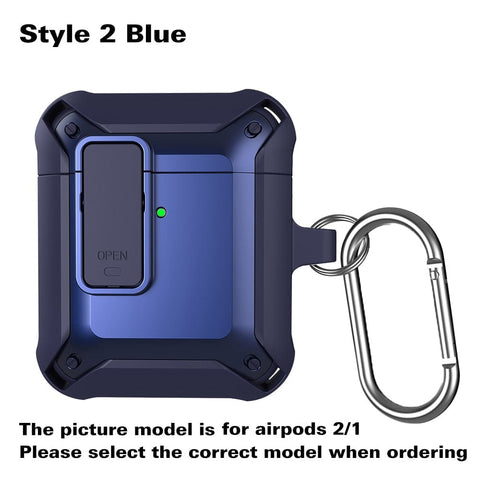 SearchFindOrder Style 2 Blue / For Airpods 3 2021 Shockproof Protective Cover for Apple AirPods 1, 2 and Pro