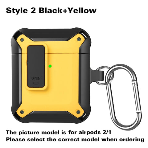 SearchFindOrder Style 2 BY / For Airpods 3 2021 Shockproof Protective Cover for Apple AirPods 1, 2 and Pro