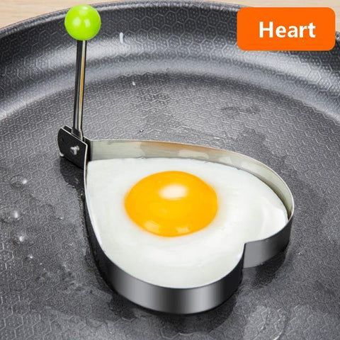 SearchFindOrder Style 2 Stainless Steel 5 Style Fried Egg Pancake Mold Gadget Rings