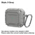 SearchFindOrder Style 3 Gray / For Airpods 3 2021 Shockproof Protective Cover for Apple AirPods 1, 2 and Pro