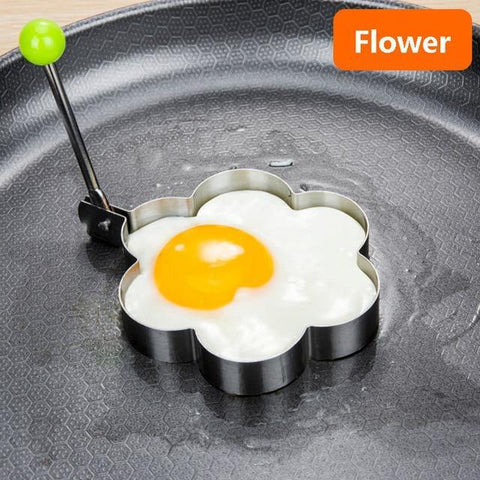 SearchFindOrder Style 3 Stainless Steel 5 Style Fried Egg Pancake Mold Gadget Rings