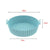 SearchFindOrder Style A Blue Air Fryer Silicone Baking Tray Liner