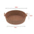 SearchFindOrder Style A Brown Air Fryer Silicone Baking Tray Liner