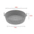 SearchFindOrder Style A Grey Air Fryer Silicone Baking Tray Liner