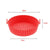 SearchFindOrder Style A Red Air Fryer Silicone Baking Tray Liner