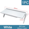 SearchFindOrder Style1-White-Big Practical TV Monitor Organizer Top Storage Shelf