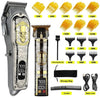 SearchFindOrder The Barbers Silver and Gold Professional Hair Trimmer with LCD Display