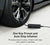 SearchFindOrder The Ultimate Emergency Inflator: Compact, Rapid, Versatile and Portable Mini Digital Tire Inflator with High-Speed Engine, LED Display, Preset Pressure Function, Extra-Long Power Cord, and Built-in LED Flashlight