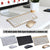 SearchFindOrder Thin Mini Wireless Keyboard And Optical Mouse Combo Set