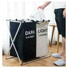 SearchFindOrder Two Tone Basket Sorter Foldable Laundry Basket Sorter