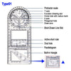 SearchFindOrder Type 01 Multifunction Geometric Rotatable Drafting Measuring Tool