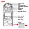 SearchFindOrder Type 02 Multifunction Geometric Rotatable Drafting Measuring Tool
