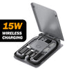 SearchFindOrder Urban Survival Multi-function Universal Smart Adapter Card Storage Box with Wireless Charger