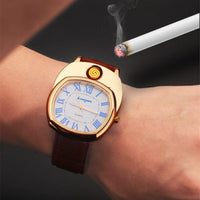 SearchFindOrder USB Rechargeable Creative Classic Luxury Lighter Watch
