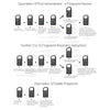 SearchFindOrder USB Rechargeable Portable Intelligent Fingerprint Padlock