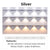 SearchFindOrder USB-Silver / 20cm 2LED / 3 color dimming Motion Sensor Cabinet USB Light⁠