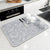 SearchFindOrder Vegetable grey / 30x20cm Kitchen Countertop Water Absorbent Mat