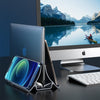 SearchFindOrder Vertical Heat Dissipating Non-slip Silicone Gravity Holder for Laptops Tablets and Phones