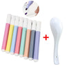 SearchFindOrder Vibrant Watercolor Brush Pens (12 Pieces & Ceramic Spoon)