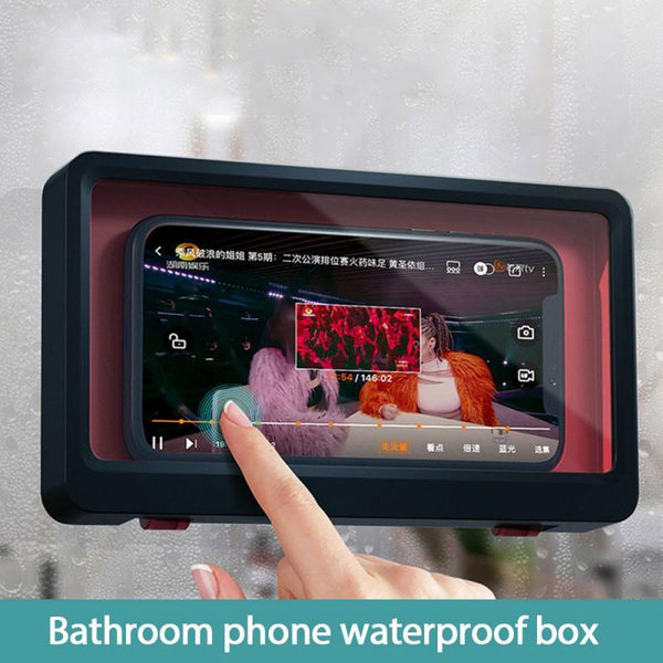 SearchFindOrder Wall Mount Waterproof Phone Holder Case