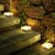 SearchFindOrder Warm White / 4 LED 7x7x5cm Outdoor LED Solar Lawn Garden Decorative Brick Ice Cube Lights