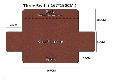 SearchFindOrder Waterproof Dustproof Pet Sofa Slipcover Furniture Protector