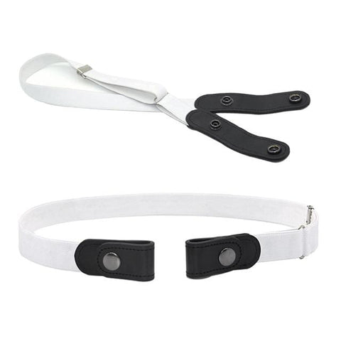 SearchFindOrder White / 100cm Comfortable Invisible Waist Belt