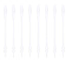 SearchFindOrder White 16pc/pack No Tie Elastic Silicone Shoelaces