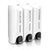 SearchFindOrder White 3 / China Wall-mount Shower 350ml Soap Shampoo and Conditioner Dispenser
