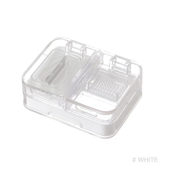 SearchFindOrder White Crushing pill box cutting machine portable small mini slicer pill cutter divider storage box pill box cutting piece organizer