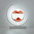 SearchFindOrder White Moon-Red / Remote control Creative Sandscape 3D LED Table Lamp