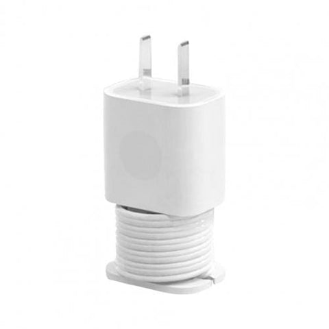 SearchFindOrder White Silicone Charging Cable Organizer Protector