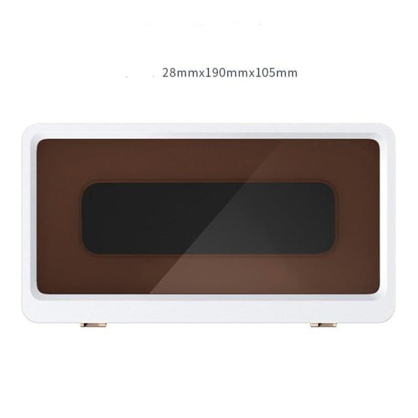 SearchFindOrder White Wall Mount Waterproof Phone Holder Case