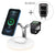 SearchFindOrder White With EU PLUG 3 in 1 Magnetic Wireless Fast Charging Station