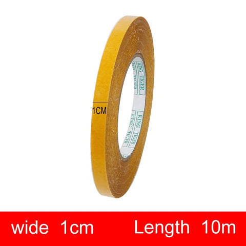 SearchFindOrder Width 1cm / 10M Double-Sided Cloth Translucent Mesh Waterproof Super High Viscosity Adhesive Tape