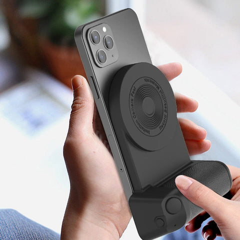 SearchFindOrder Wireless Charger and Magnetic Camera Handle with Smart Bluetooth and Anti-Shake Technology (Applicable to All mobile phone models)