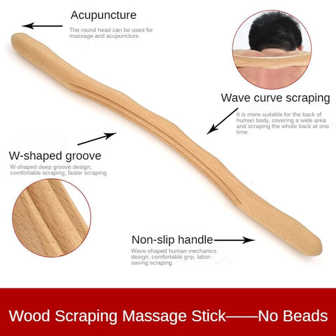 SearchFindOrder Wooden Gua Sha Neck Shoulder Back Massager⁠