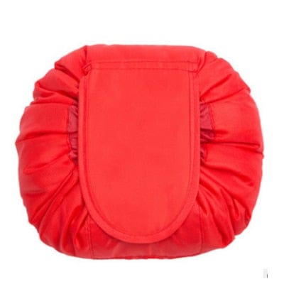 SearchFindOrder X Red / 23x17cm Drawstring Cosmetic Travel Storage Makeup Bag