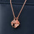 SearchFindOrder XL333U Elegant Four Heart Magnet Necklace