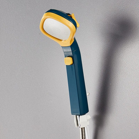 SearchFindOrder Yellow and Blue / China 4 Mode Adjustable High-Pressure Water Saving Button Stop Handheld Showerhead