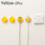 SearchFindOrder Yellow Power Cord Holding Wall Hook (2 Pieces)
