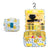 SearchFindOrder Yellow smiley / China Waterproof Travel Cosmetic Toiletries Bag with Hook