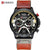 Yellow Angel Jewelry & Watches red yellow Watch Men Business Watches Leather band Wristwatch